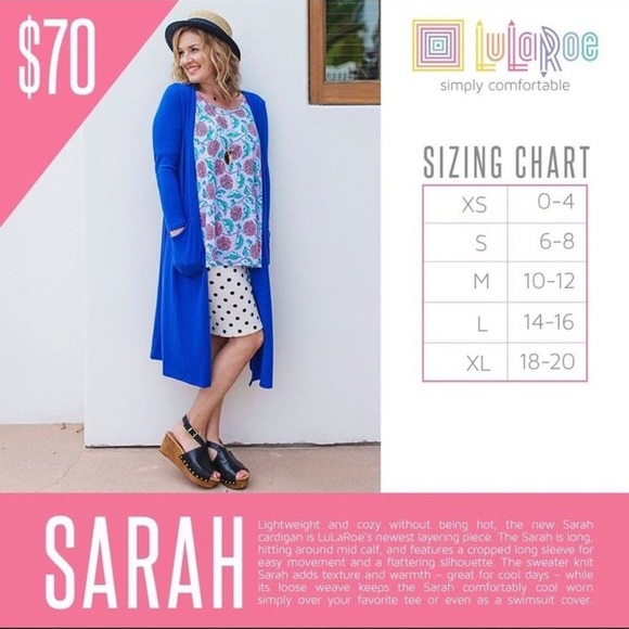 LuLaRoe Patterned Cardigan - Picture 3 of 3